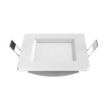 205102  Intego Ultra-Slim Square Small 8W 4000K IP42 Cut-Out 85x85mm